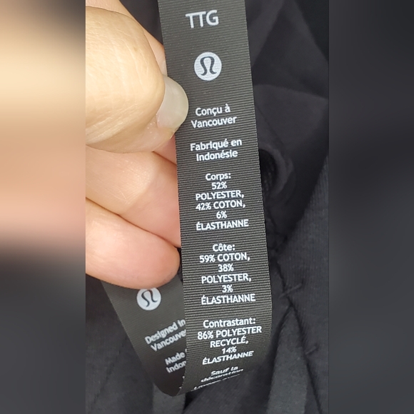 🔥HostPic🔥NWTLululemon SizeXXL-City Sweat Pullover Hoodie"Athletes First" Black - Picture 9 of 11